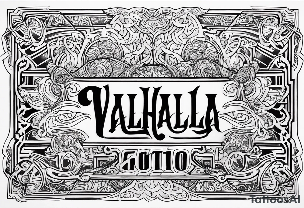 Valhalla mist tattoo idea