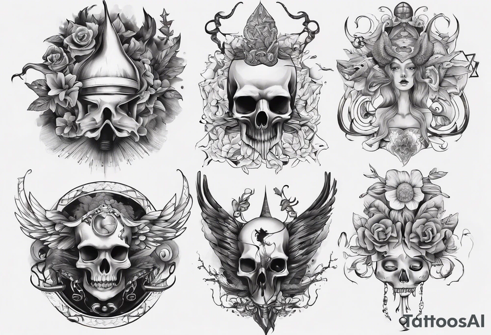 Тату рукав мужской tattoo idea