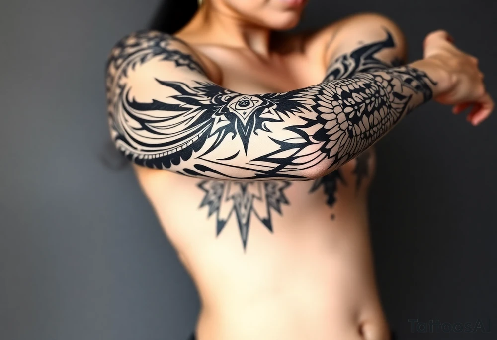 shaman mystical tattoo idea
