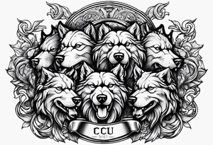 Cerberus tattoo idea