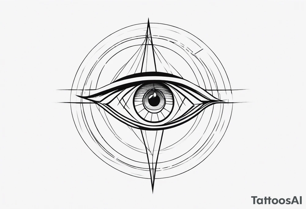 All-Seeing Eerie Eye tattoo idea