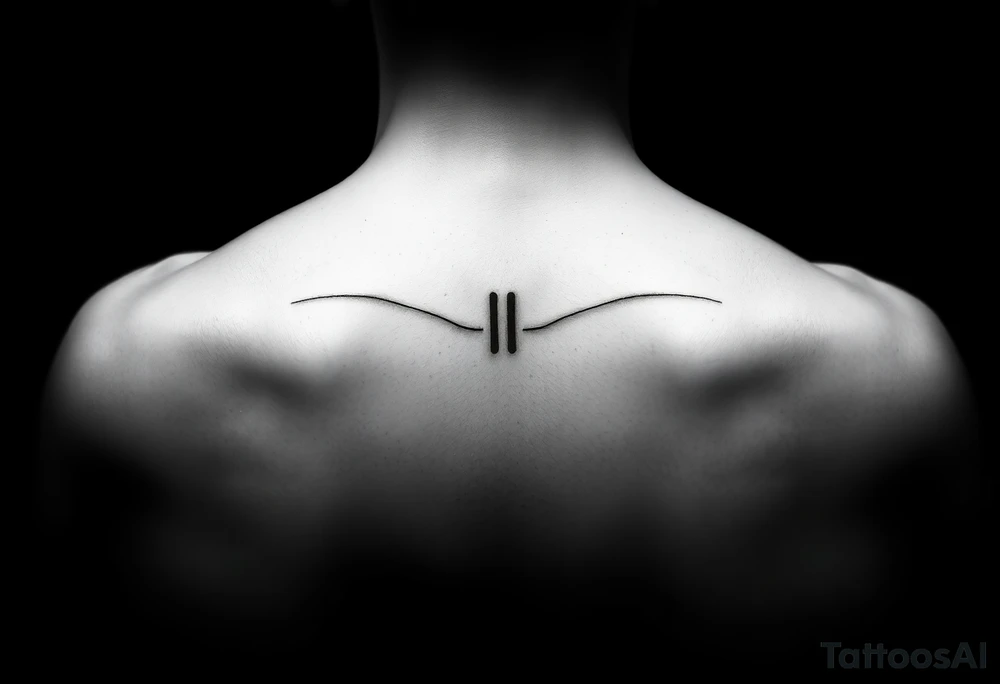 Continuous Line tattoo of play, pause, stop rewind, with mental and spiritual awareness. Make it feminine and small tattoo idea