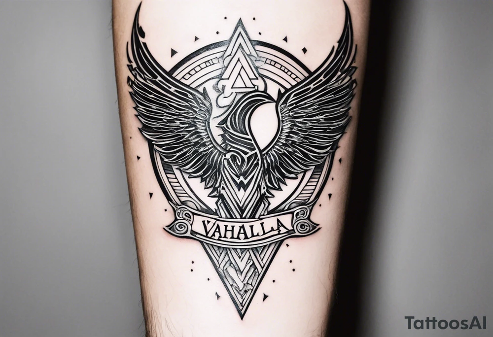 Valhalla mist tattoo idea
