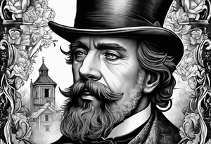 dickens tattoo idea