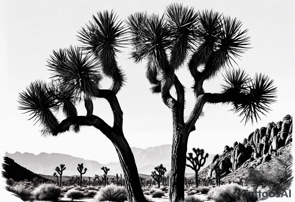 Joshua trees tattoo idea