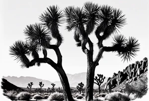 Joshua trees tattoo idea