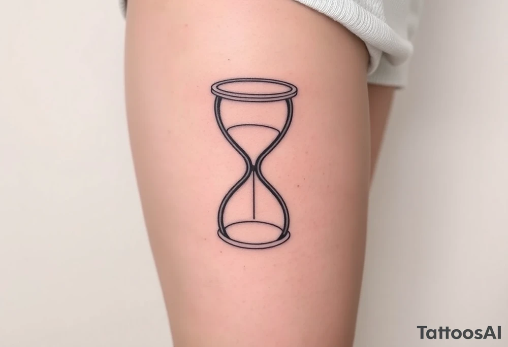hourglass tattoo idea
