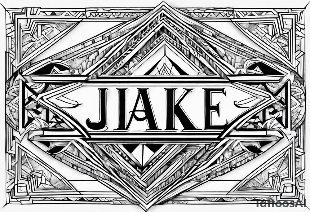 Jake name tattoo idea