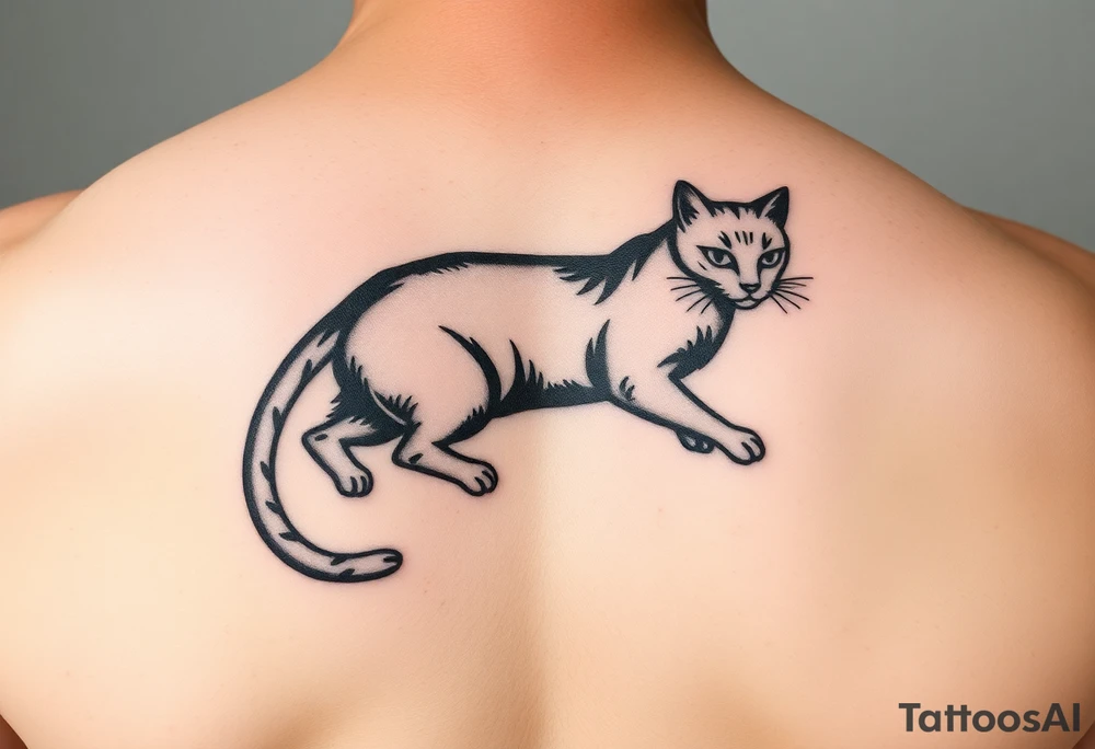 black Cat tattoo idea