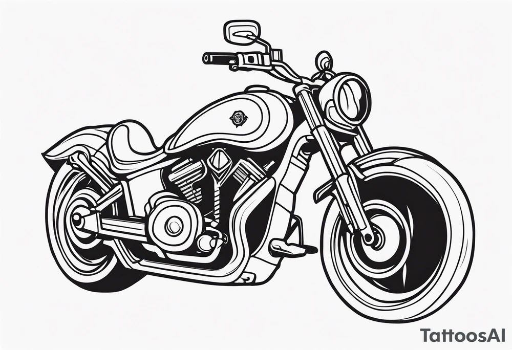 Octoboss motorcycle tattoo idea
