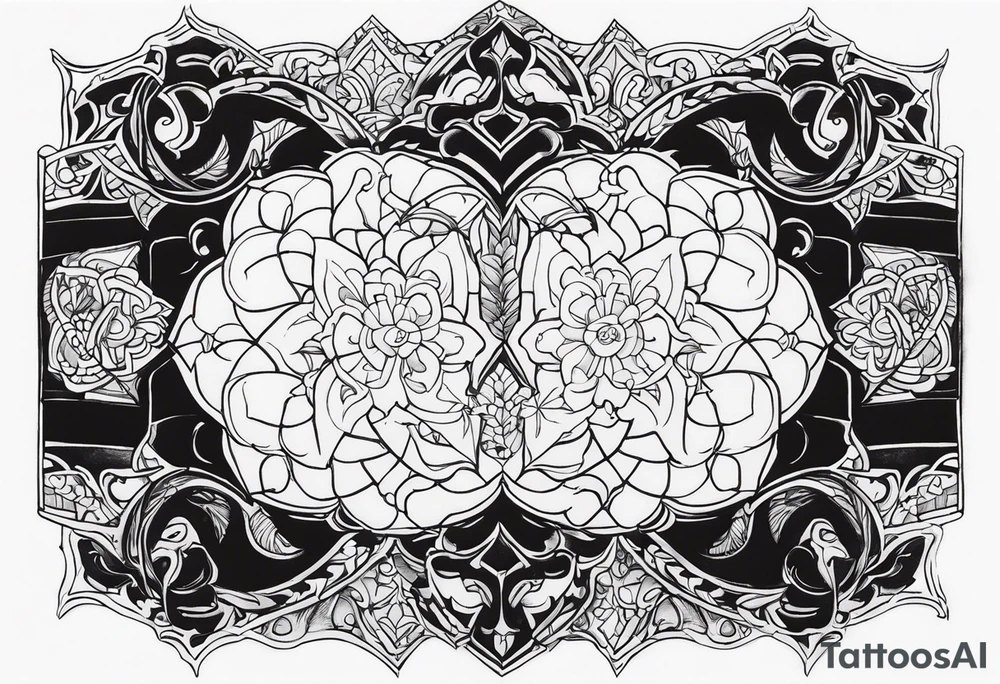 Psalm 23:4 imagery tattoo idea