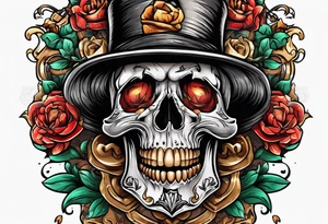 dead inside happy outside tattoo idea