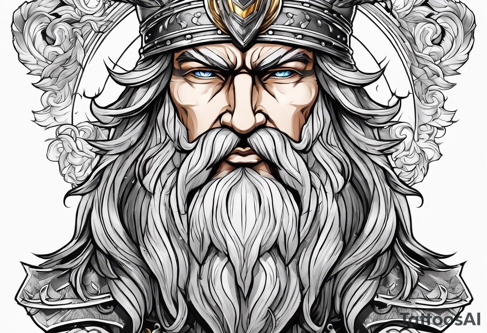 odin zeus tattoo idea