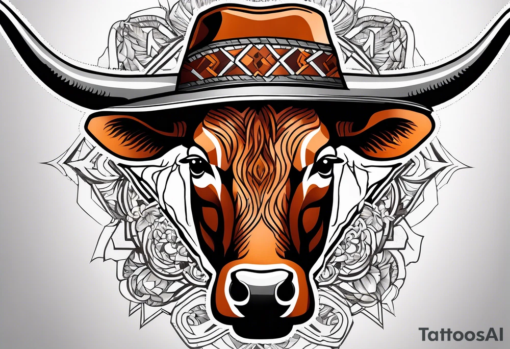 Texas longhorns and A&M Aggies tattoo idea