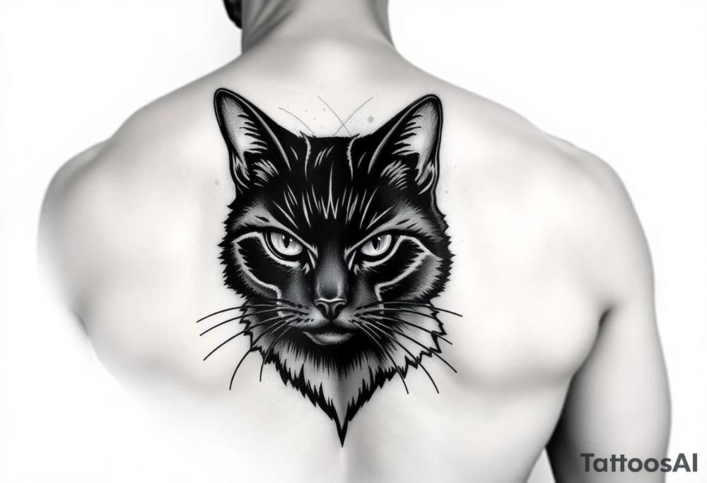 Black Cat tattoo idea