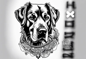 My dog tattoo idea