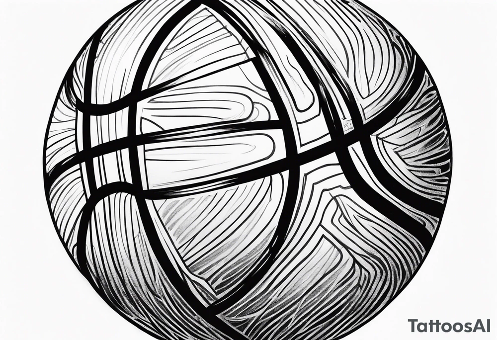 Basketball tattoo idea