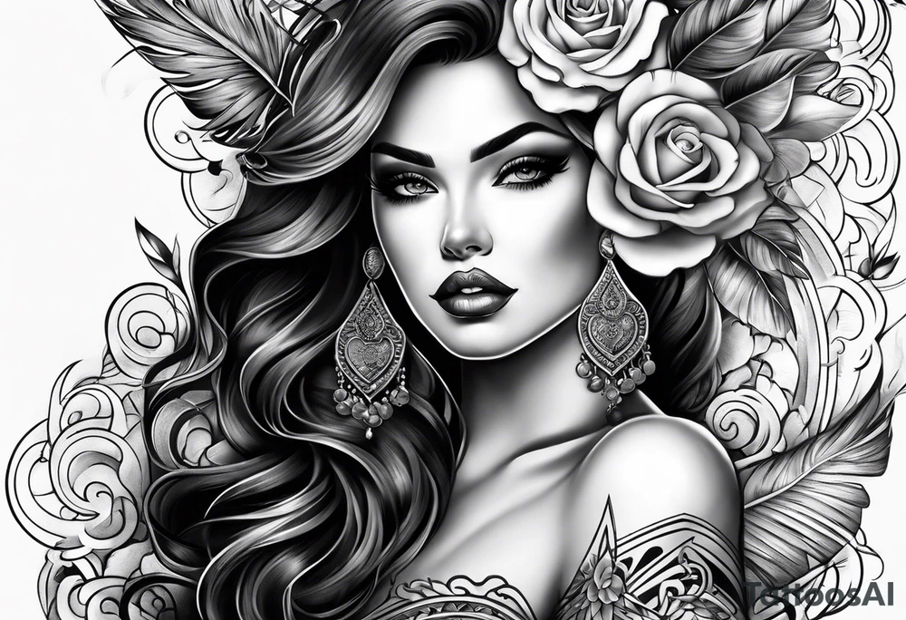 Donna chicano tattoo idea