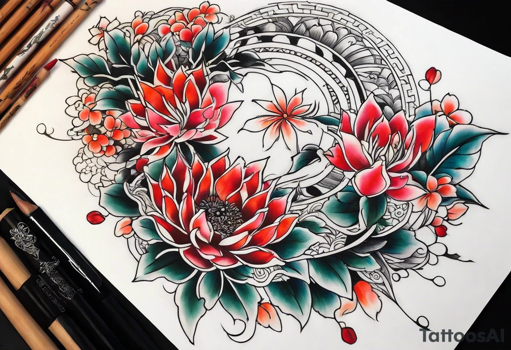 Starting over again after being broken in a relationship tattoo idea