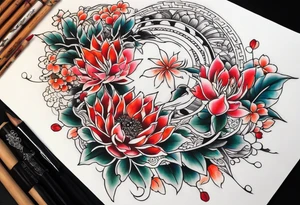 Starting over again after being broken in a relationship tattoo idea