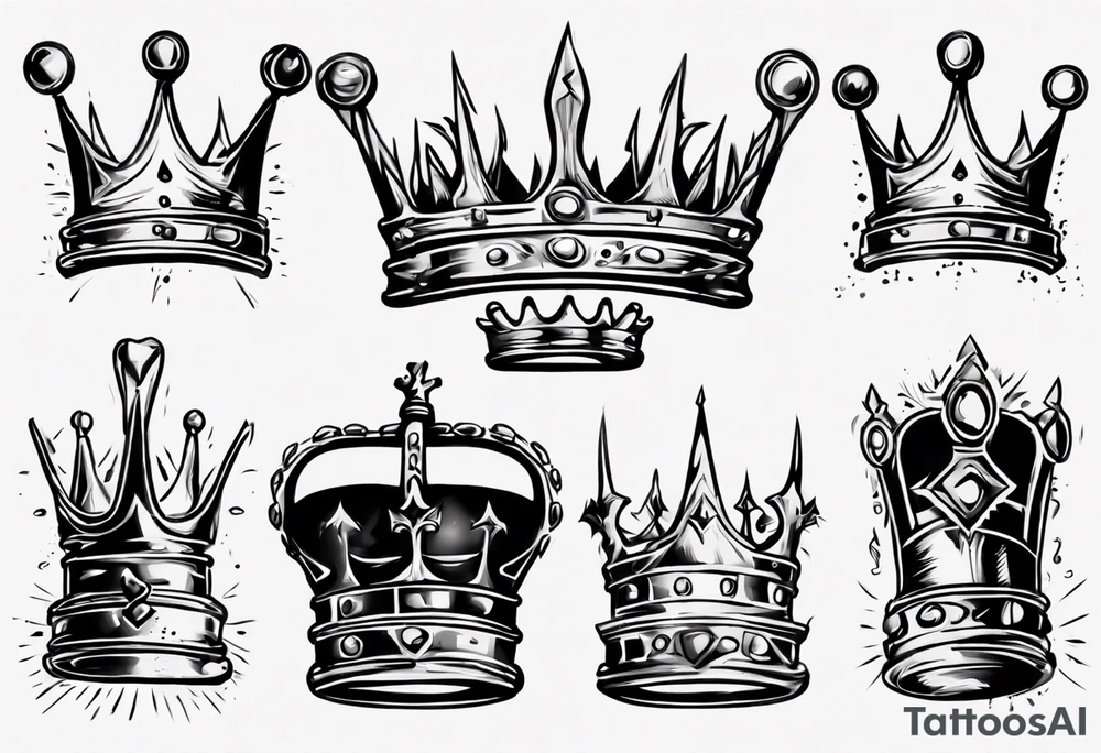 a kings crown tattoo idea