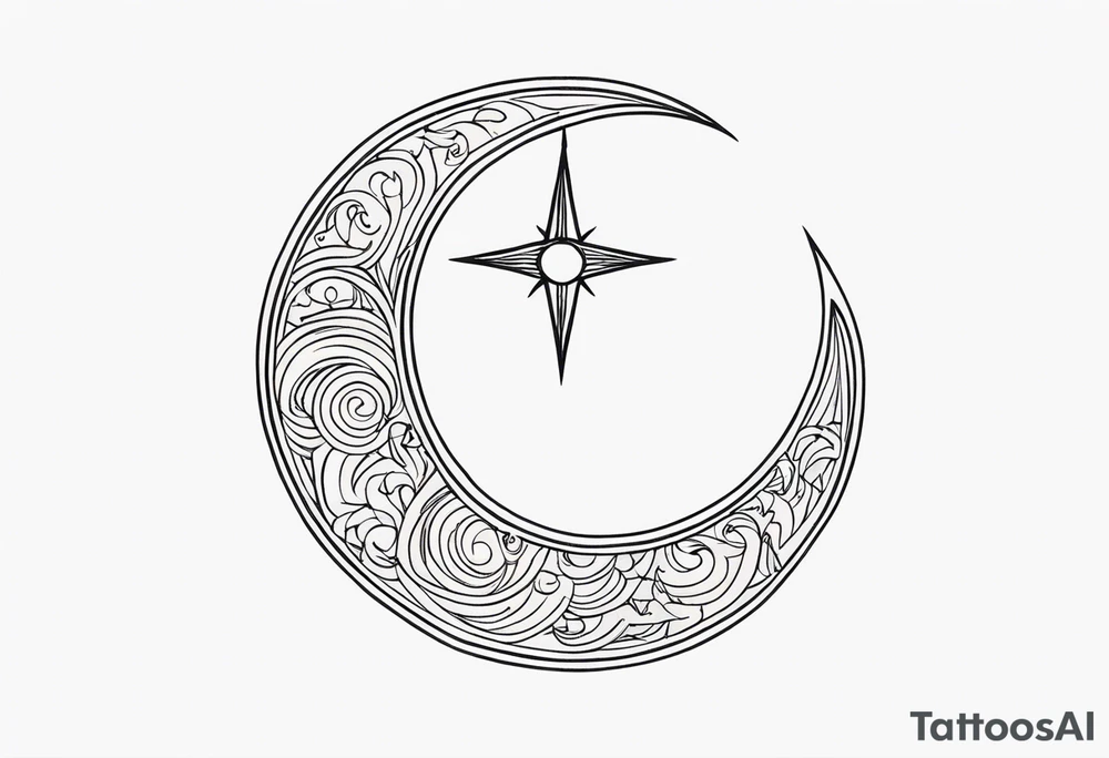 explore symbole
sacred crescent moon
glyph
fire
celestial tattoo idea