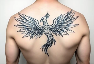 phoenix aesthetic unique anime theme blazing tattoo idea