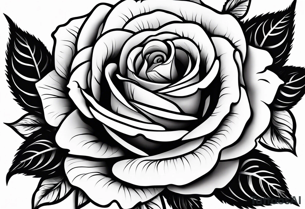 A rose tattoo idea