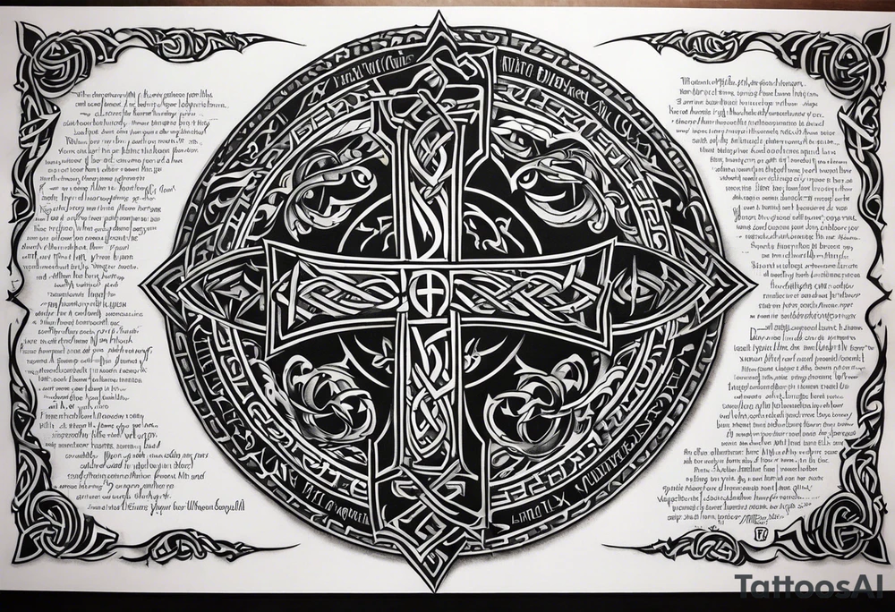 Viking death 
prayer poem tattoo idea