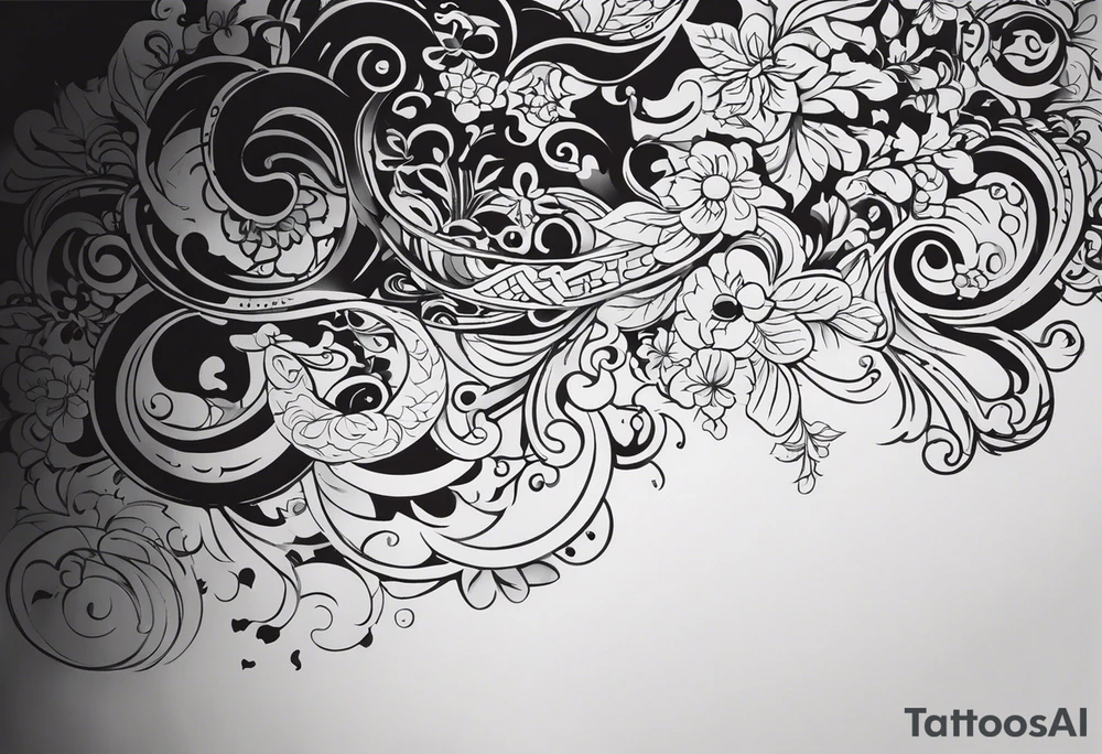 I want a design using this: 付佳茵 tattoo idea