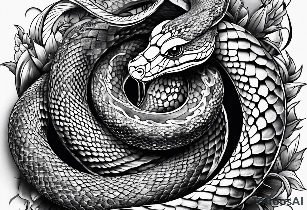 snake tattoo idea
