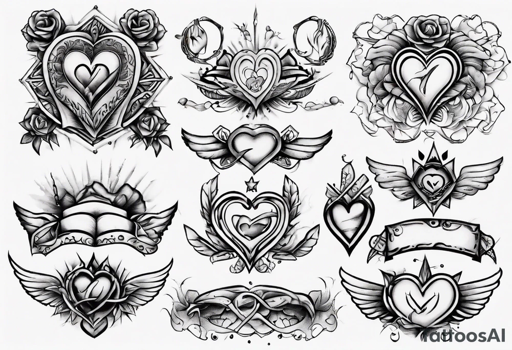 love bed tattoo idea