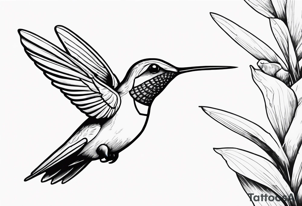 astronaut riding a hummingbird tattoo idea