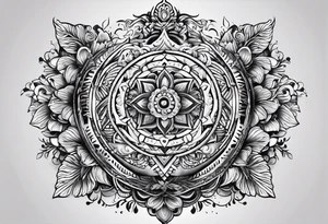 words say Hutting Est.2004 tattoo idea