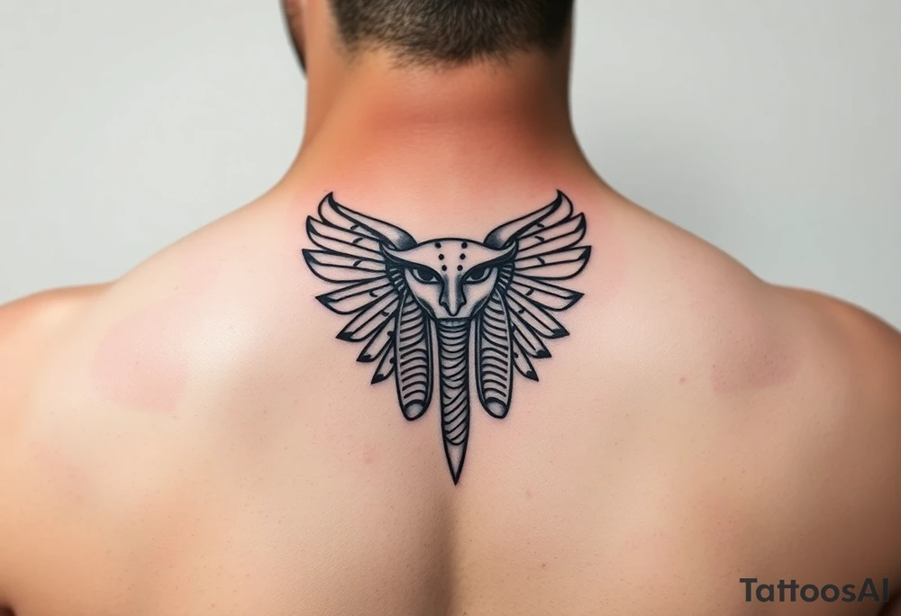 Tatuagem egípcia do deus egipicio Horus tattoo idea