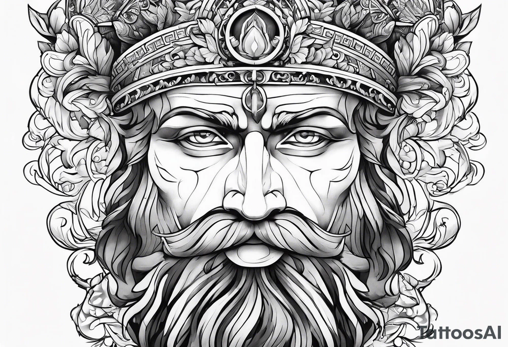Greek god tattoo idea