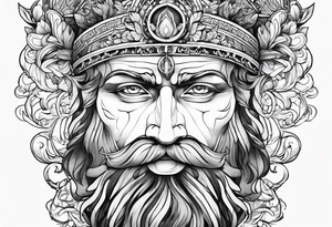 Greek god tattoo idea