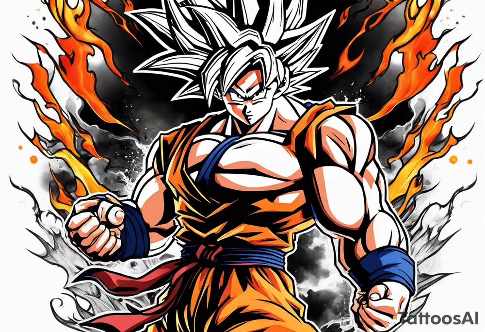 Son Goku death tattoo idea