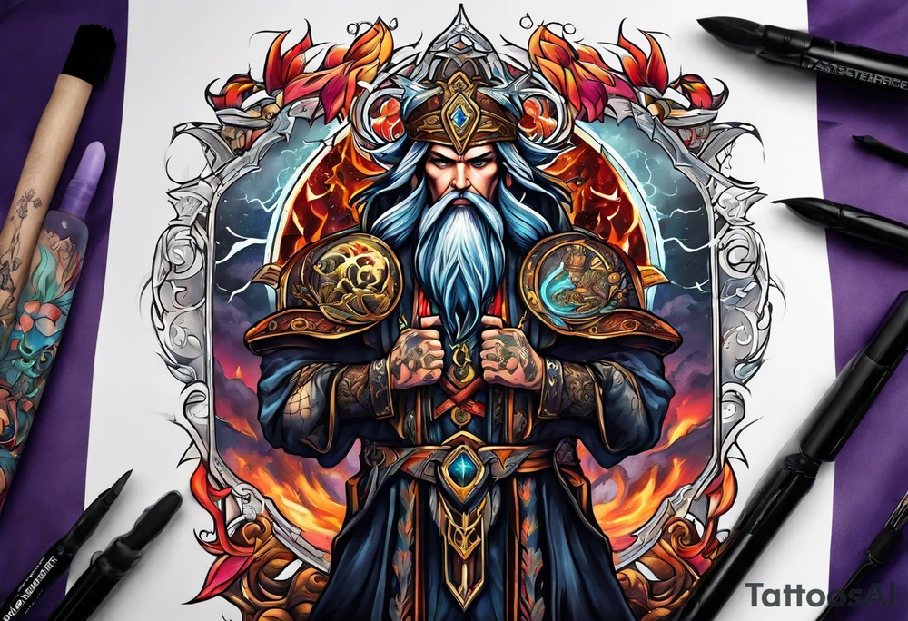 Stormfather arcane tattoo idea
