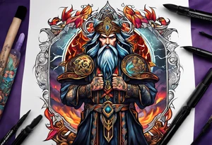 Stormfather arcane tattoo idea