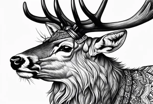 Deer hunting tattoo idea