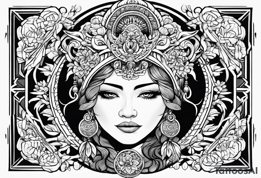 Symbol for mother Nordic tattoo idea