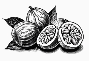 walnuts tattoo idea