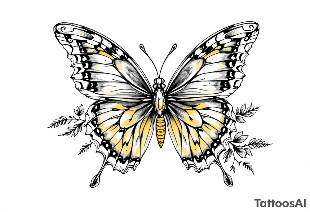 Butterfly tattoo idea