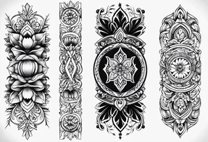 Line armband tattoo idea