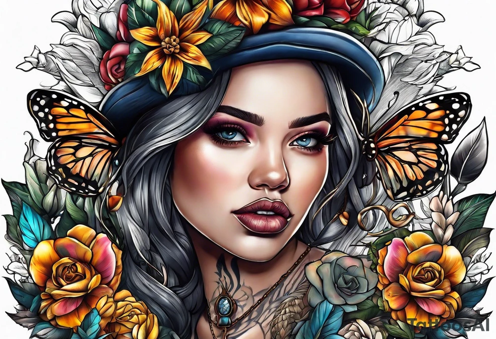 thugged out harriet tubbman tattoo idea