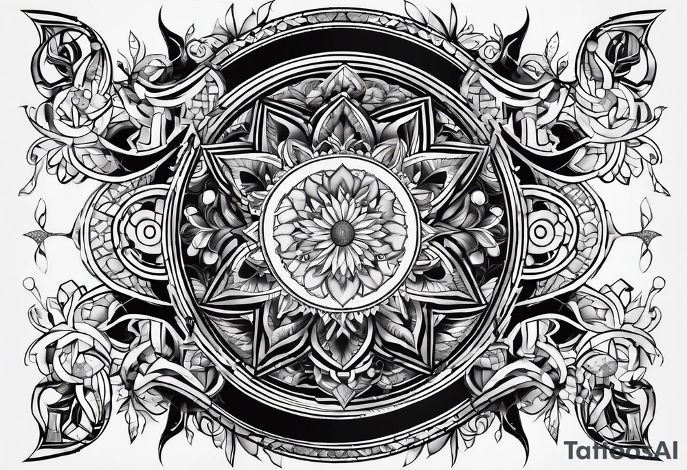 illusione ottica tattoo idea
