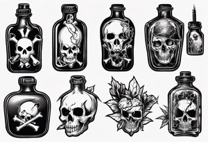 Poison bottle tattoo idea