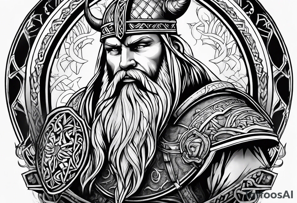 Viking prayer tattoo idea