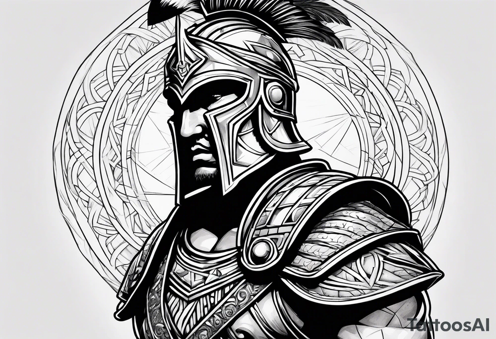 A gladiator tattoo idea